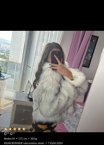 Beyaz Kısa Suni Kürk Ceket - Görsel 2