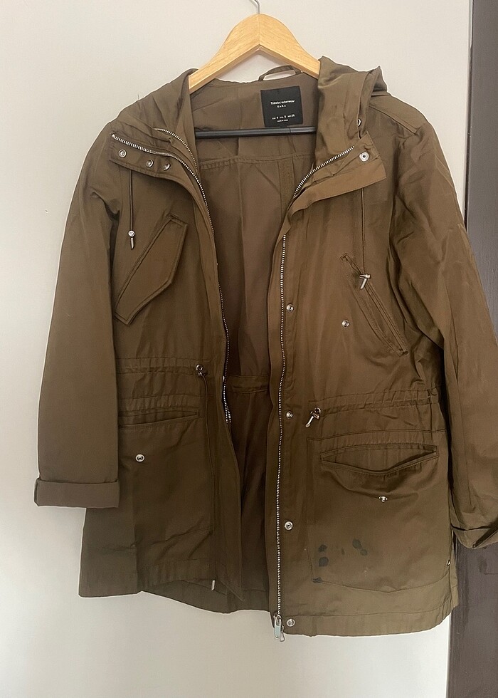 Zara Haki Parka - Görsel 3