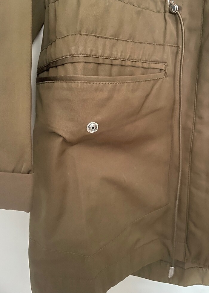 Zara Haki Parka - Görsel 5