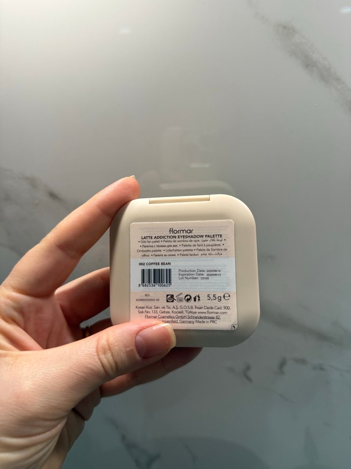 Flormar latte 002 Coffee bean far paleti - Görsel 4