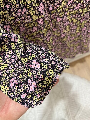 LC Waikiki Çiçekli Karpuz kol bluz