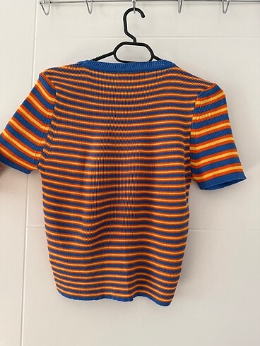s Beden mavi Renk Crop tshirt