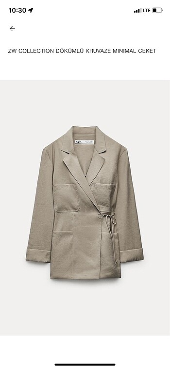 Zara blazer ceket