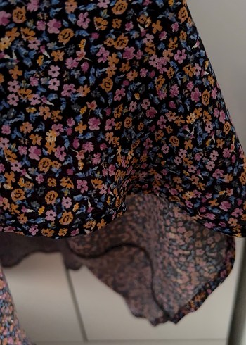 Mavi jeans elbise - Görsel 6