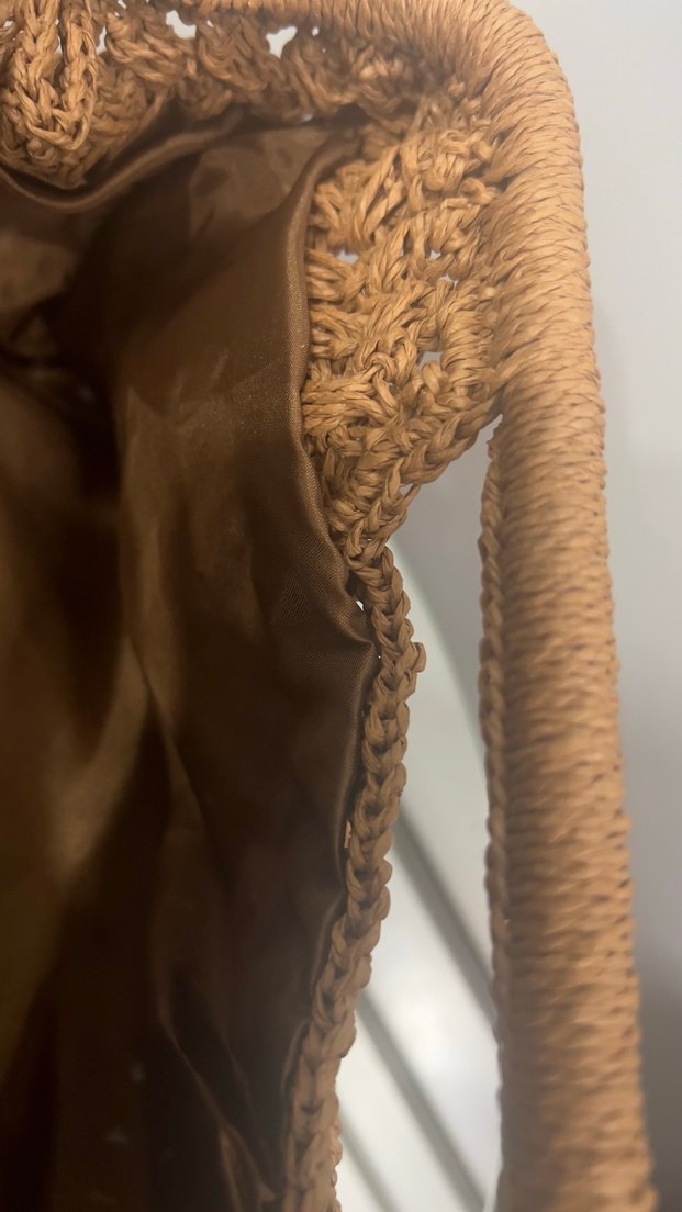 Mango model örme çanta - Görsel 4