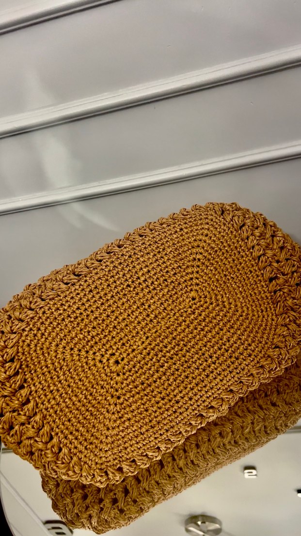 Mango model örme çanta - Görsel 2