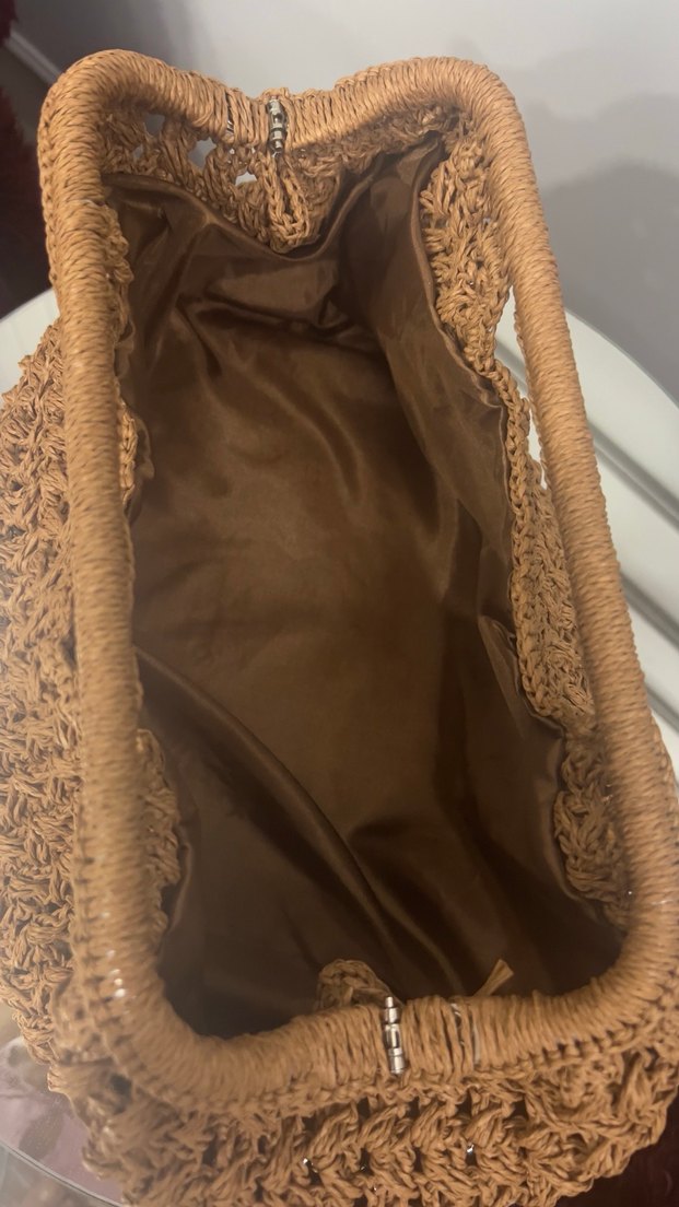 Mango model örme çanta - Görsel 3