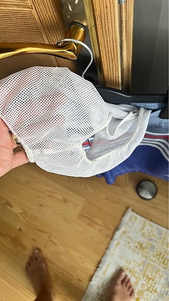 Mavi jeans deniz şortu (M) - Görsel 6