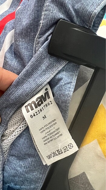 Mavi jeans deniz şortu (M) - Görsel 7