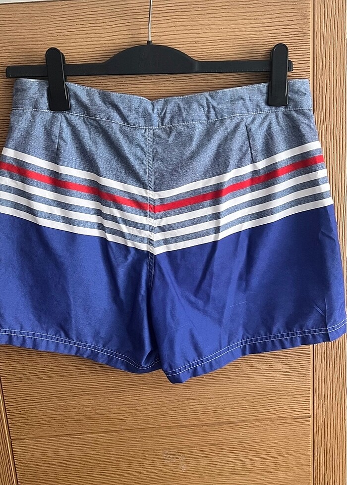 Mavi jeans deniz şortu (M) - Görsel 2