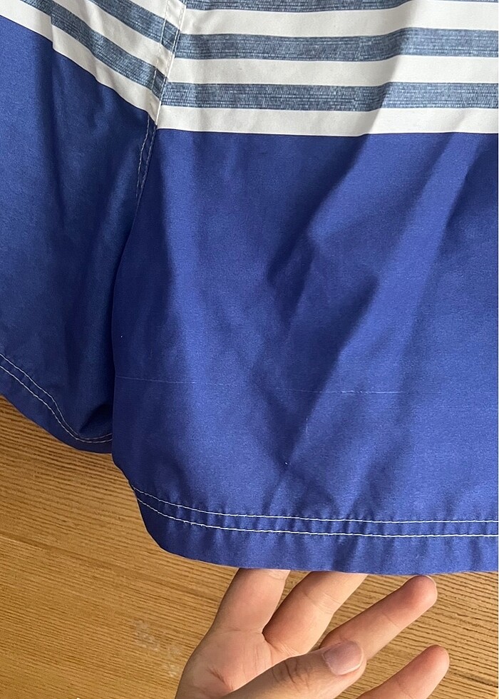 Mavi jeans deniz şortu (M) - Görsel 5