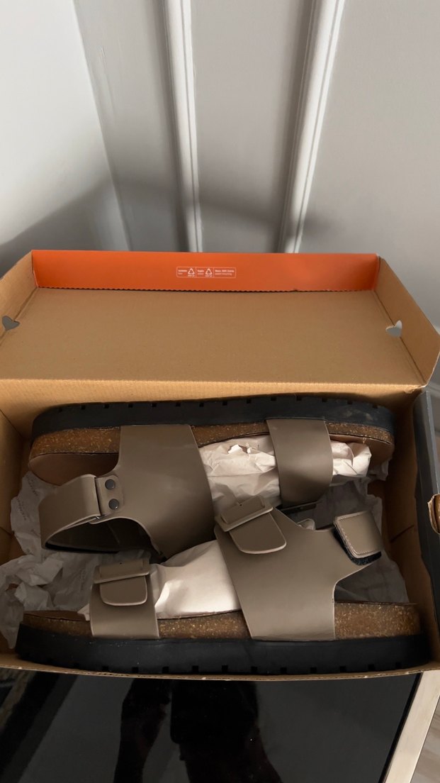 Bej Tokalı Erkek Sandalet - Görsel 5