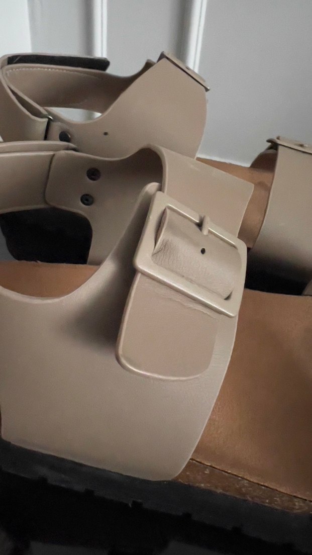 Bej Tokalı Erkek Sandalet - Görsel 3