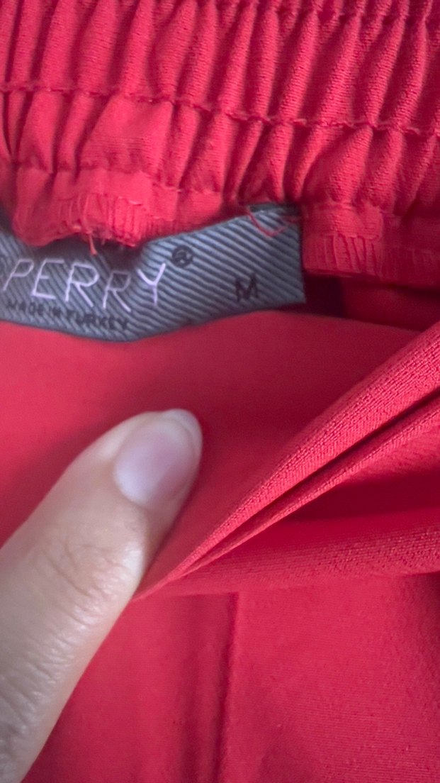 Kırmızı Midi Kumaş Kadın Pantolon - Görsel 4