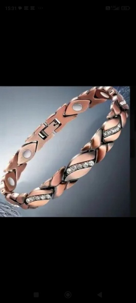 taşlı bakır Bileklik - Görsel 2