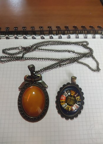 Bohem Zincir Detaylı Vintage Midi Kolye - Görsel 2