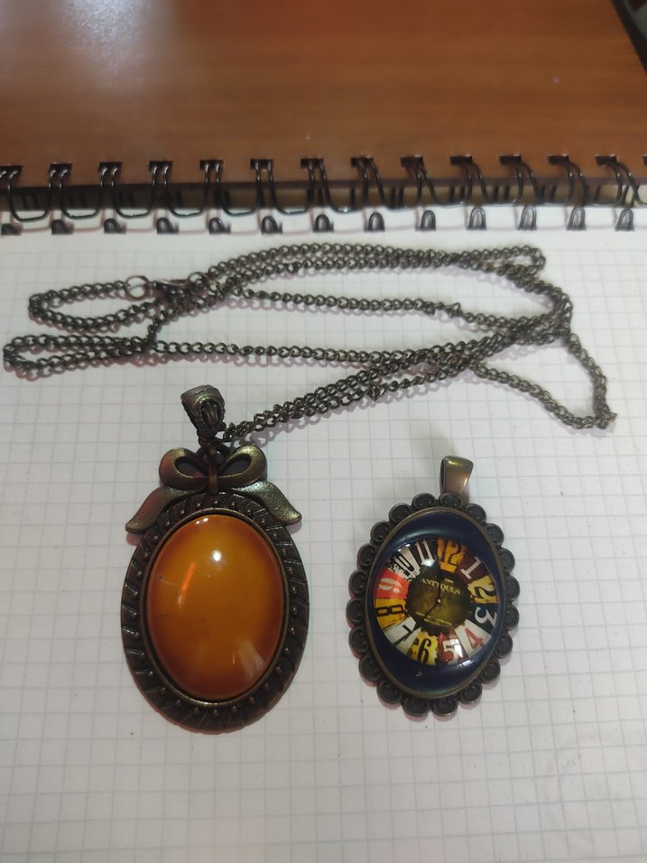 Bohem Zincir Detaylı Vintage Midi Kolye - Görsel 2