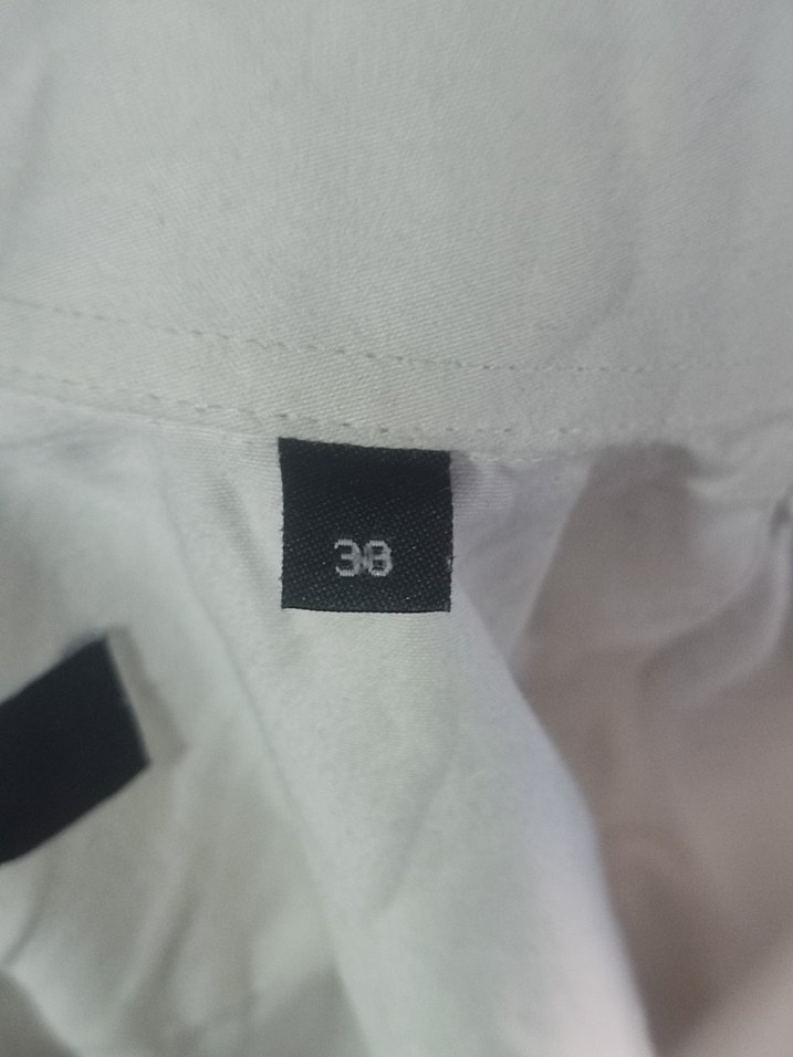 SARAR Düğmeli Beyaz  Erkek Gömlek - Görsel 3