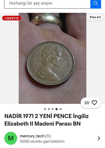 Parlak Altın Tonlu İki Pence Paralar - Görsel 6