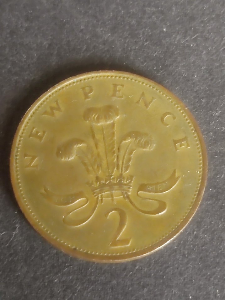 Parlak Altın Tonlu İki Pence Paralar - Görsel 2