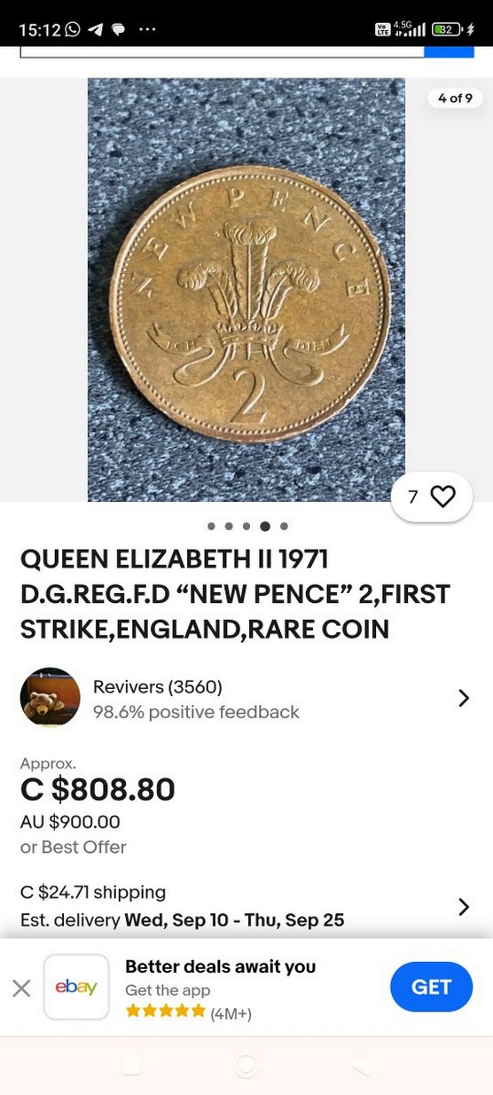 Parlak Altın Tonlu İki Pence Paralar - Görsel 4