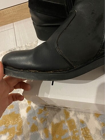 37 Beden siyah Renk Siyah kadın bot fermuarlı