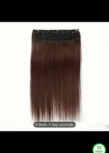 Gerçek saç yarım ay - Görsel 2