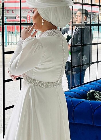 xl Beden beyaz Renk Nikah elbisesi
