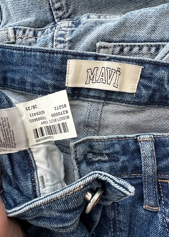 28 Beden Lacivert Mom Jean Mavi Marka