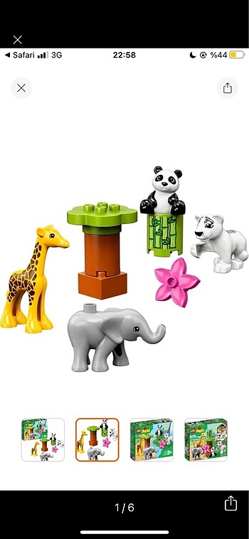Lego duplo yavru hayvanlar
