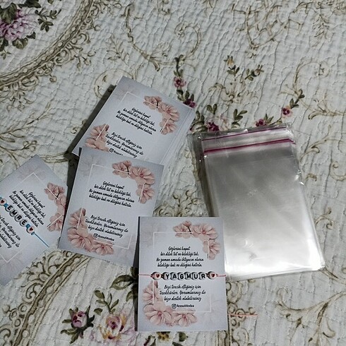 100 adet Seffaf paket 100 adet kart