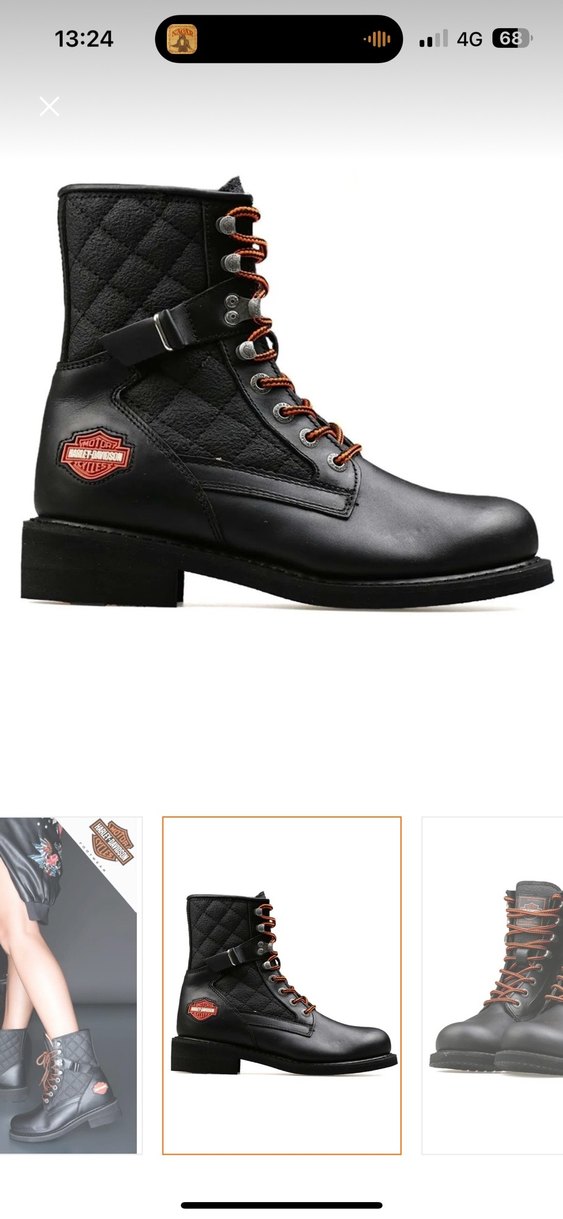 Harley Davidson kadın bot - Görsel 4