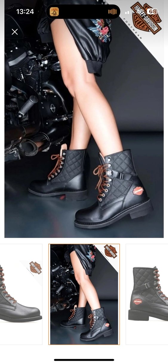 Harley Davidson kadın bot - Görsel 5