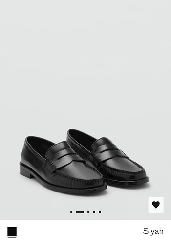 Mango MANGO GERCEK DERI LOAFER (38