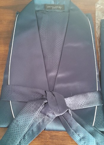 PIERRE CARDIN ERKEK 3 PARCALI SATEN PIJAMA TAKIMI (M) - Görsel 2