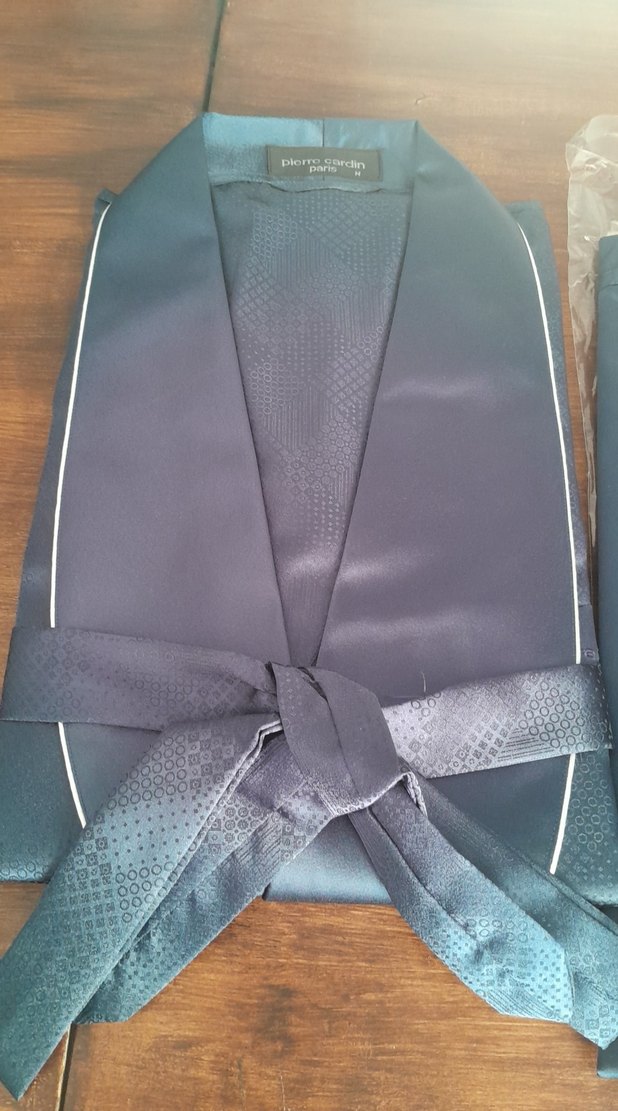 PIERRE CARDIN ERKEK 3 PARCALI SATEN PIJAMA TAKIMI (M) - Görsel 2