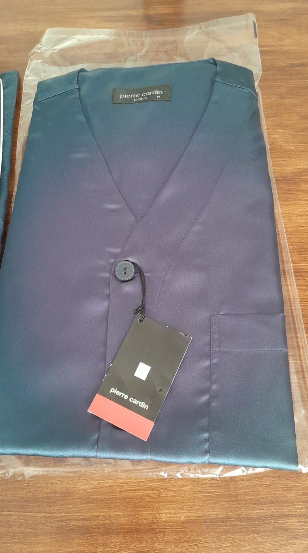 PIERRE CARDIN ERKEK 3 PARCALI SATEN PIJAMA TAKIMI (M) - Görsel 3