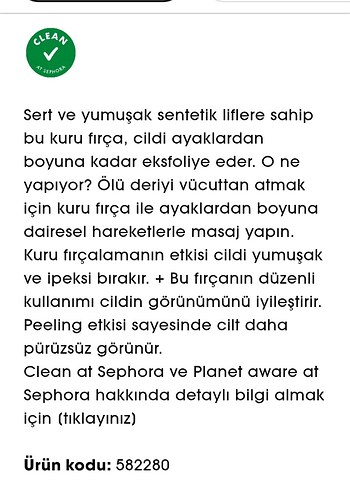 SEPHORA KURU VUCUT FIRCASI - Görsel 7