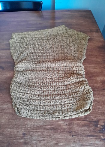 s Beden sarı Renk ZARA ASIMETRIK BLUZ (S)