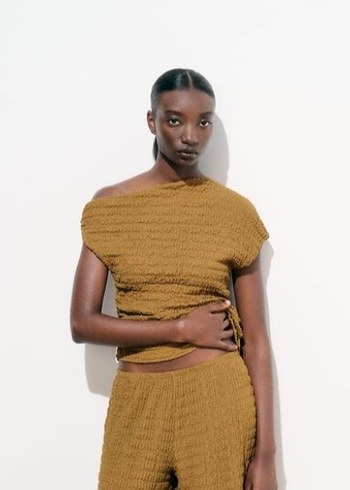 Zara ZARA ASIMETRIK BLUZ (S)