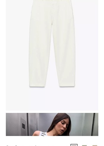 xs Beden haki Renk ZARA ASİMETRİK UZUN ETEK (XS)