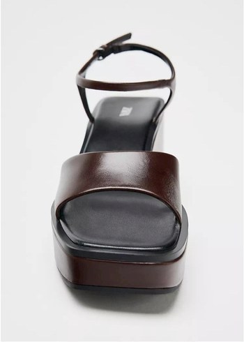 38 Beden ZARA DOLGU TOPUK PLATFORM (38)