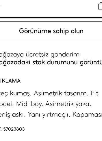 xs Beden siyah Renk MANGO ETIKETLI ELBISE (XS)