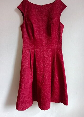 Bordo elbise