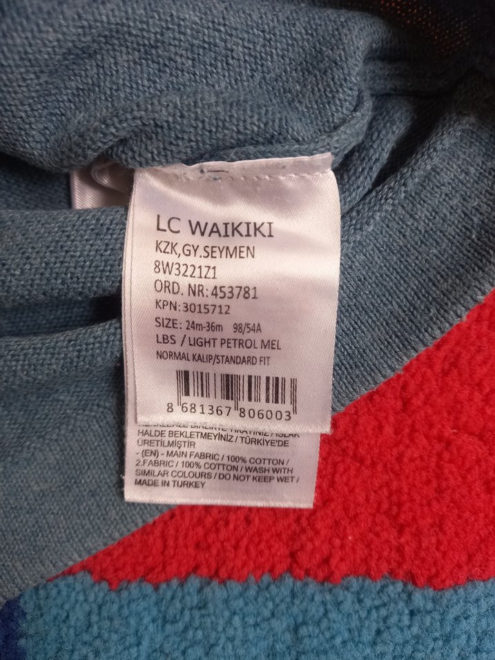 Erkek Çocuk Gri Triko Kazak - Görsel 5