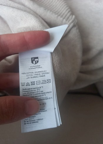 U.S. Polo Erkek Bej  Erkek Triko Hırka - Görsel 6