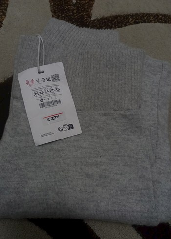 Pull&Bear Gri Kadın  İspanyol Paça Pantolon - Görsel 7