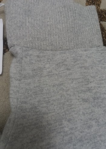 Pull&Bear Gri Kadın  İspanyol Paça Pantolon - Görsel 6