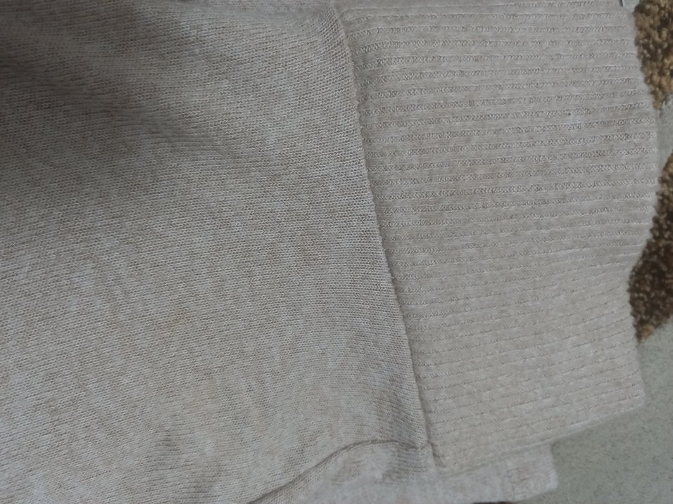 Pull&Bear  XS  bej triko tayt pantolon - Görsel 4