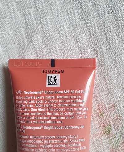Beden Renk Neutrogena Boost